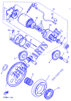 STARTMOTOR KOPPELINGS voor Yamaha XT600EN (20.0KW 1993