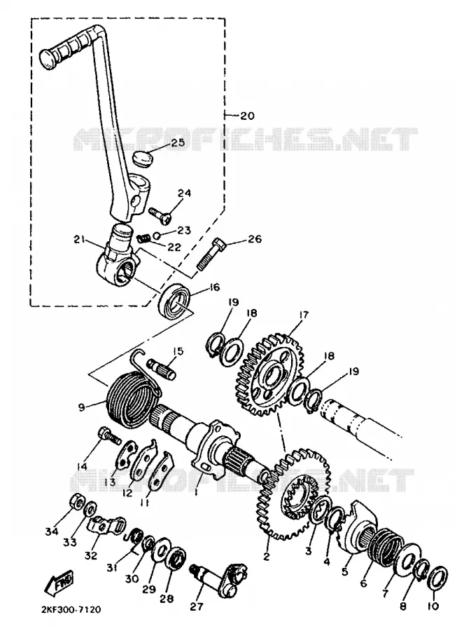 STARTMOTOR Yamaha MOTO 600 1992 XT  XT600K
