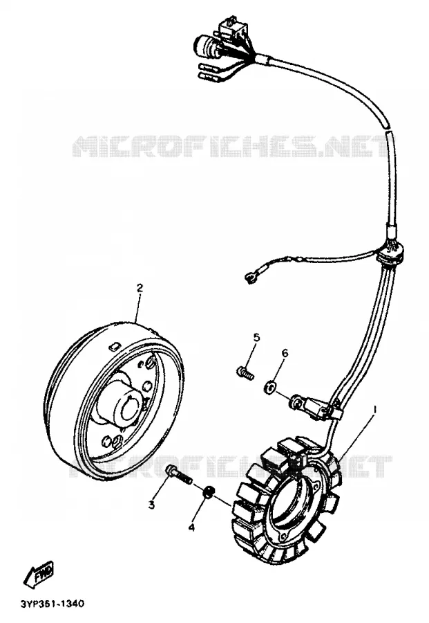 DYNAMO Yamaha MOTO 600 1994 XT  XT600K