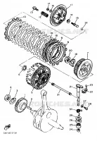 STARTMOTOR KOPPELINGS voor Yamaha XT600N (20.0KW) 1986