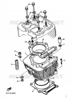 CILINDER voor Yamaha XT600N (20.0KW) 1986