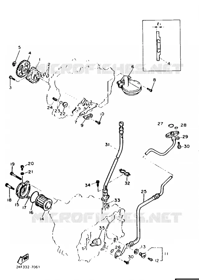 OLIEPOMP Yamaha MOTO 600 1987 XT  XT600N