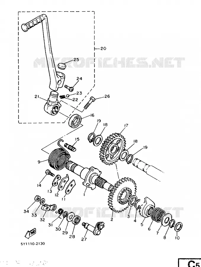 STARTMOTOR Yamaha MOTO 600 1986 XTZ  XT600Z