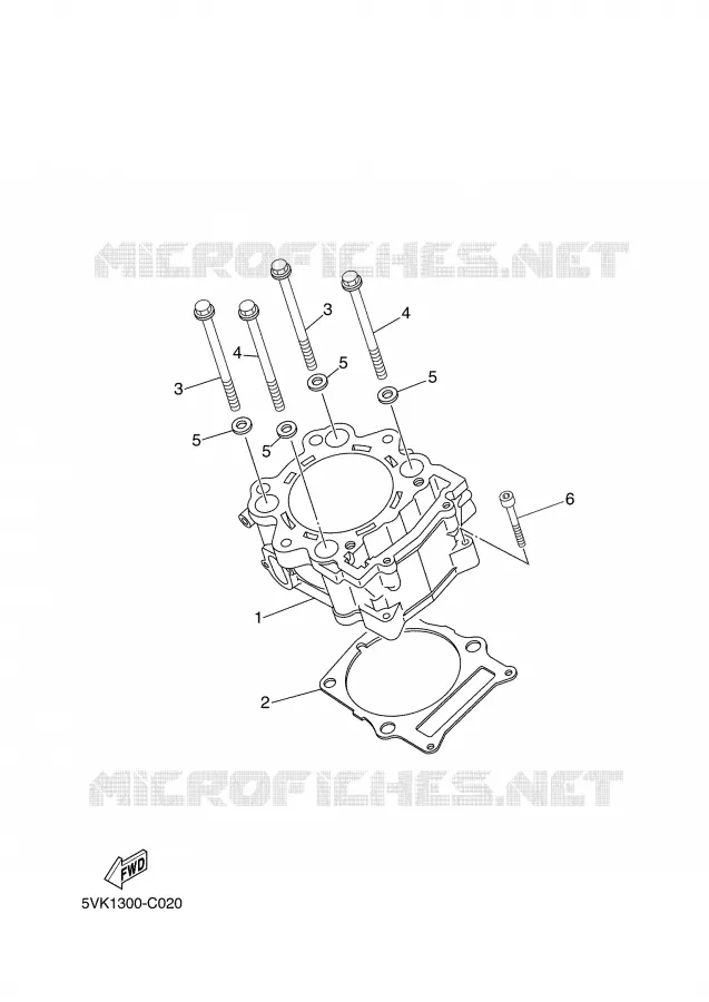 CILINDER Yamaha MOTO 660 2004 XTR  XT660R