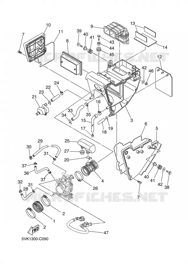 INLAAT Yamaha MOTO 660 2004 XTR  XT660R
