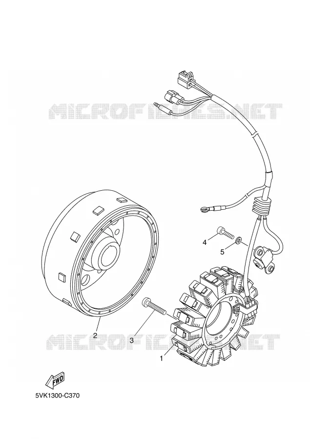 DYNAMO Yamaha MOTO 660 2004 XTR  XT660R