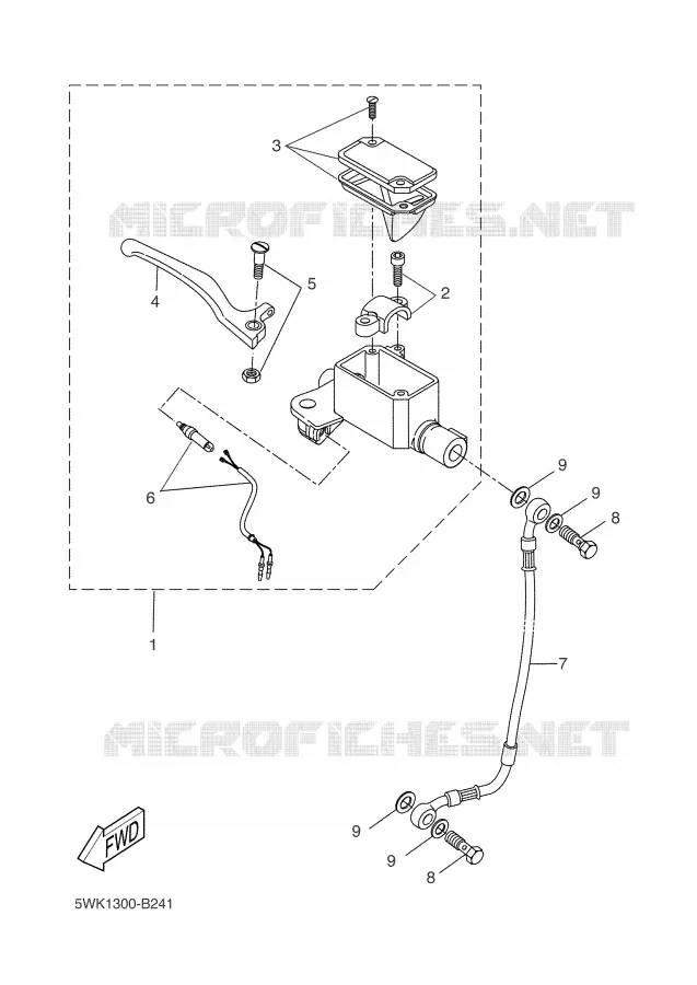 REMPOMP VOOR Yamaha SCOOTER 50 2005 NEXT GENERATION  CW50RS