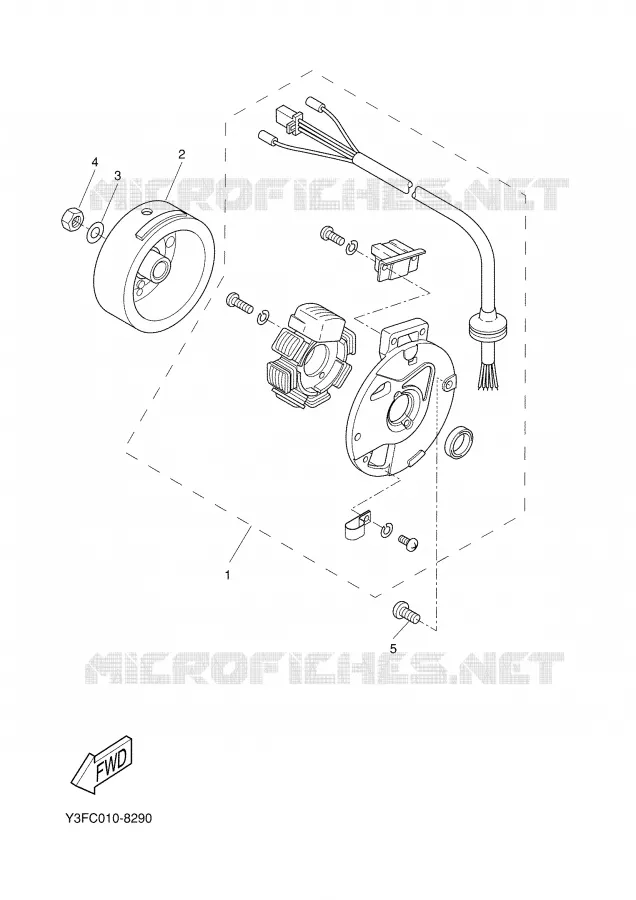 DYNAMO Yamaha SCOOTER 50 2006 NEXT GENERATION  CW50RS