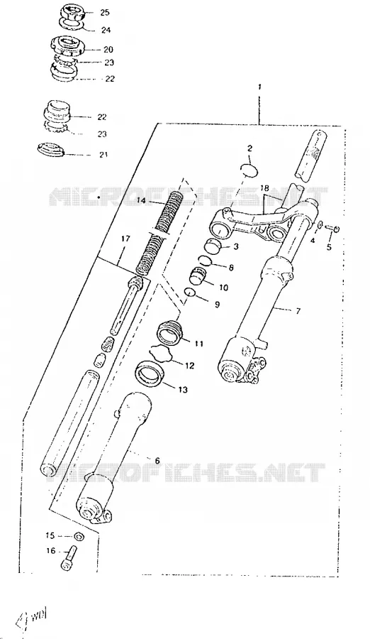 VOORVORK Yamaha SCOOTER 50 1996 ROCKET  CW50RSP
