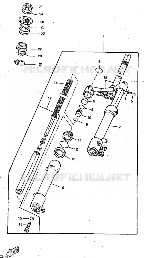VOORVORK Yamaha SCOOTER 50 1998 ROCKET  CW50RSP