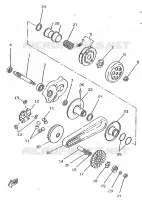 STARTMOTOR KOPPELINGS voor Yamaha BOOSTER TRACK 1997