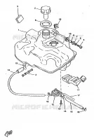 BENZINE TANK voor Yamaha BOOSTER TRACK 1997