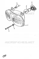 KOPLAMP voor Yamaha BOOSTER TRACK 1997