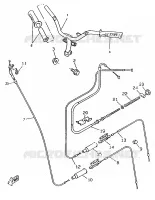 STUUR / KABEL voor Yamaha BOOSTER TRACK 1998