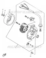 DYNAMO voor Yamaha BOOSTER TRACK 1998