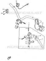 STUURSCHAKELAAR / HEVEL voor Yamaha BOOSTER TRACK 1998