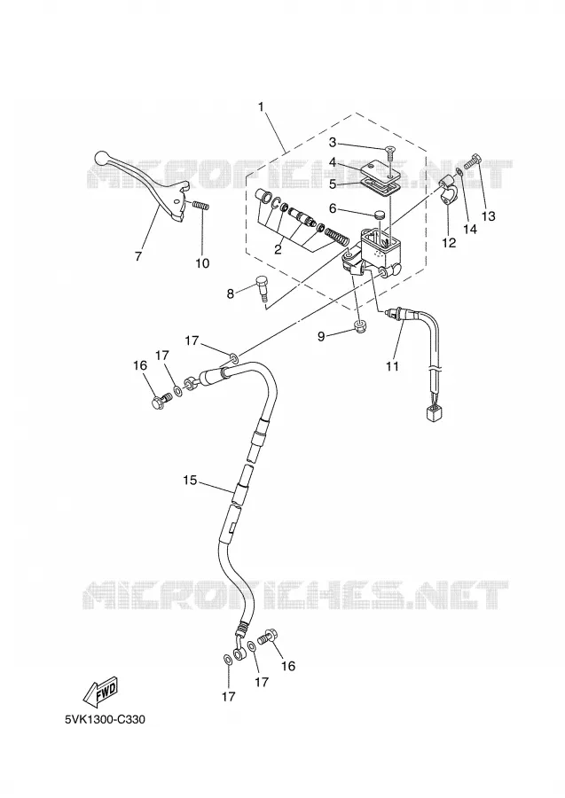 REMPOMP VOOR Yamaha MOTO 660 2008 XTX  XT660X