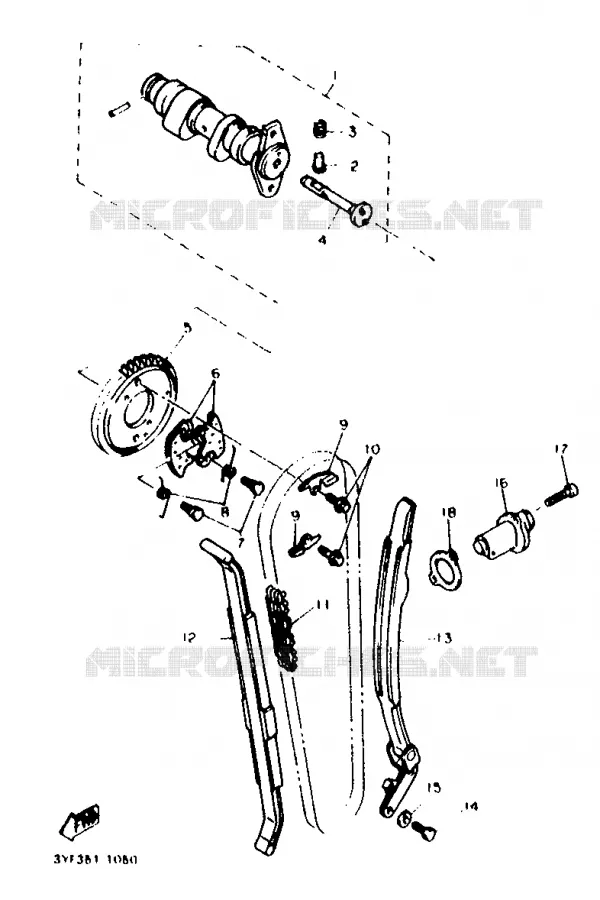 NOKKENAS / KETTING Yamaha MOTO 660 1993 TENERE  XTZ660