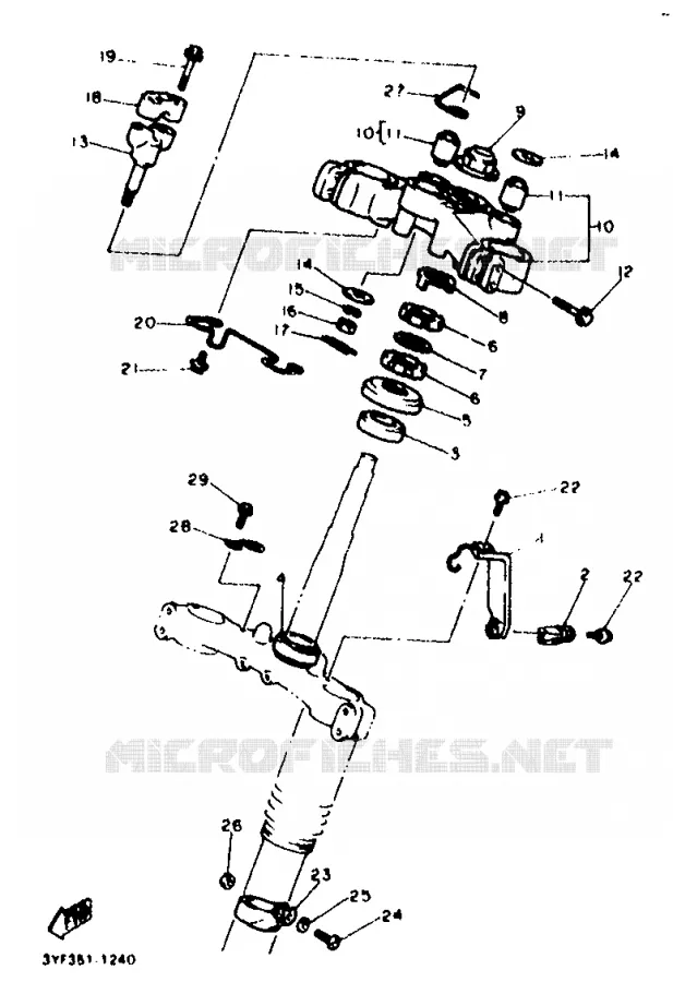 STUUR Yamaha MOTO 660 1993 TENERE  XTZ660