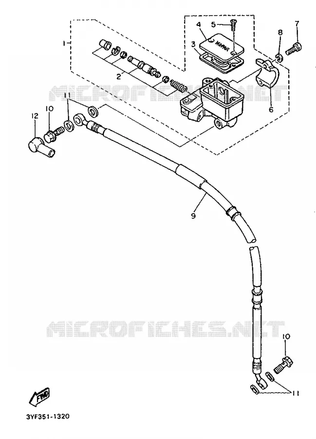 POMP VOOR Yamaha MOTO 660 1993 TENERE  XTZ660