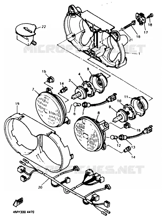 ALTERNATIEF ELECTRISCH  Yamaha MOTO 660 1996 TENERE  XTZ660