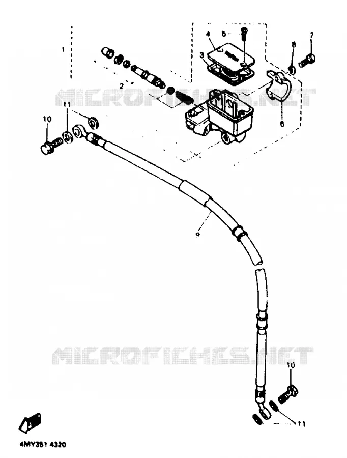 POMP VOOR Yamaha MOTO 660 1996 TENERE  XTZ660