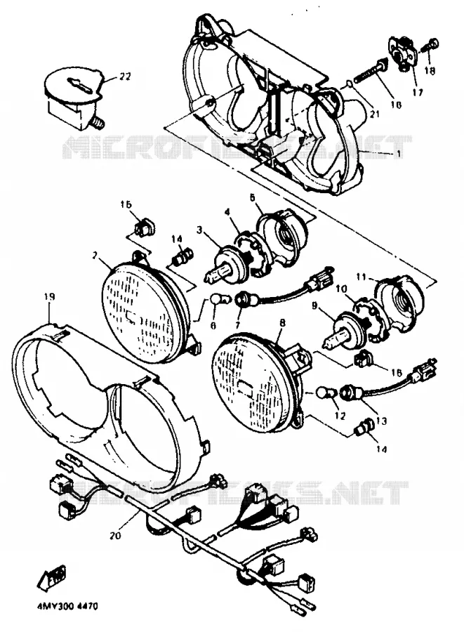 ALTERNATIEF ELECTRISCH  Yamaha MOTO 660 1996 TENERE  XTZ660