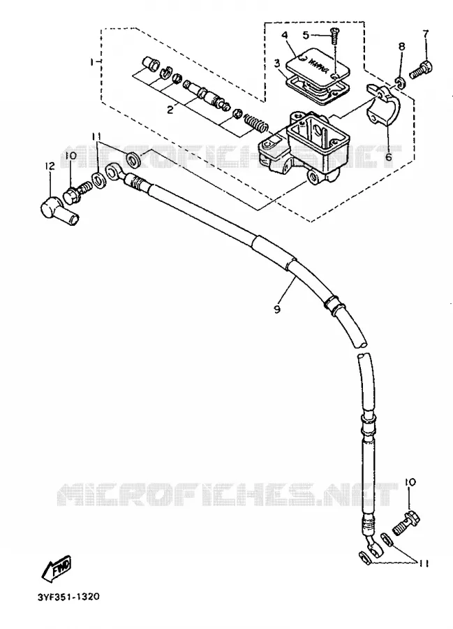 POMP VOOR Yamaha MOTO 660 1993 TENERE  XTZ660 (20KW)