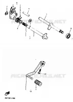 SCHAKEL STANG / PEDAAL voor Yamaha XTZ660 1994