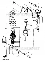 ACHTER SCHOKBREKER voor Yamaha XTZ660 1994