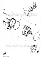 WATERPOMP / SLANGEN voor Yamaha XTZ660H (35.3KW 1992