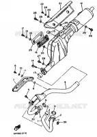 UITLAAT voor Yamaha XTZ660N (20.0KW 1992