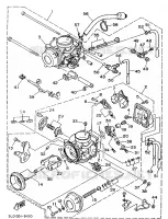 CARBURATEUR  voor Yamaha XTZ750 1989