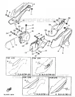 KUIPDEEL DEKSEL   OLIE RESERVOIR voor Yamaha XTZ750 1989