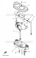 TELLERSET voor Yamaha XTZ750 1989