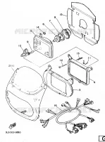 OPTIONELE ONDERDELEN voor Yamaha XTZ750 1989