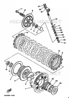 STARTMOTOR KOPPELINGS voor Yamaha XTZ750 1990