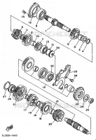 TRANSMISSIE voor Yamaha XTZ750 1990