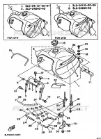 BENZINE TANK voor Yamaha XTZ750 1990