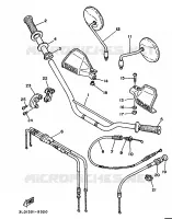 STUUR / KABEL voor Yamaha XTZ750 1990
