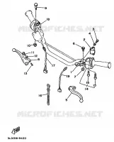 STUURSCHAKELAAR / HEVEL voor Yamaha XTZ750 1990