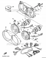 ALTERNATIEF TELLER / KOPLAMP voor Yamaha XTZ750 1990