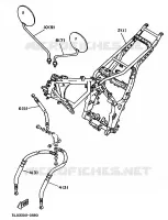 OPTIONELE ONDERDELEN   CHASSIS voor Yamaha XTZ750 1990