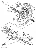 ACHTERWIEL voor Yamaha XTZ750 1992