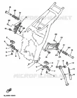 STANDAARD / VOETSTEUN voor Yamaha XTZ750 1992