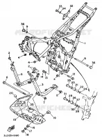 FRAME voor Yamaha XTZ750 1992