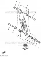 ACHTER SCHOKBREKER voor Yamaha XTZ750 1992