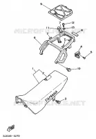 ZADEL / BAGAGE REK voor Yamaha XTZ750 1992