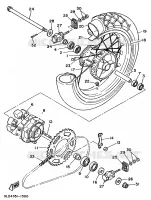 ACHTERWIEL voor Yamaha XTZ750 1992