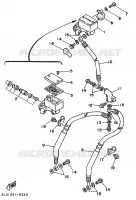 POMP VOOR voor Yamaha XTZ750 1992